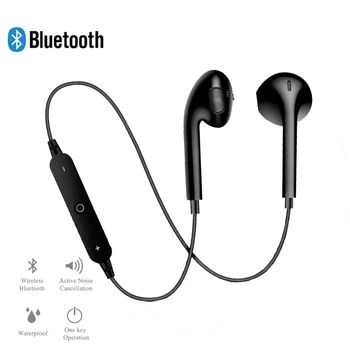 

Bluetooth Wireless Earphones Headset Noise Cancelling Neckband life Sport Stereo In-Ear With Microphone for iPhone6 Xs Samsung9