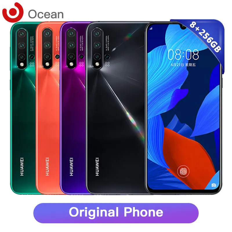 Оригинальный HUAWEI NOVA 5 Pro смартфон Kirin 980 8 Гб Оперативная память 256 ГБ Встроенная nfc 6