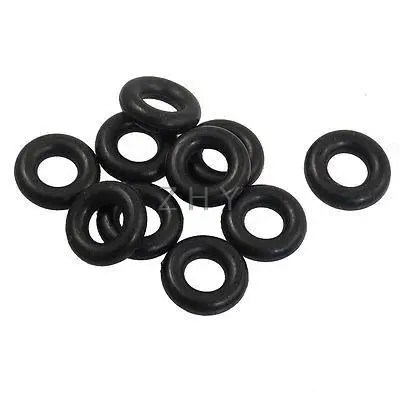 

10 Pcs 5mm x 9mm x 2.4mm Rubber Sealing Oil Filter O Rings Gaskets
