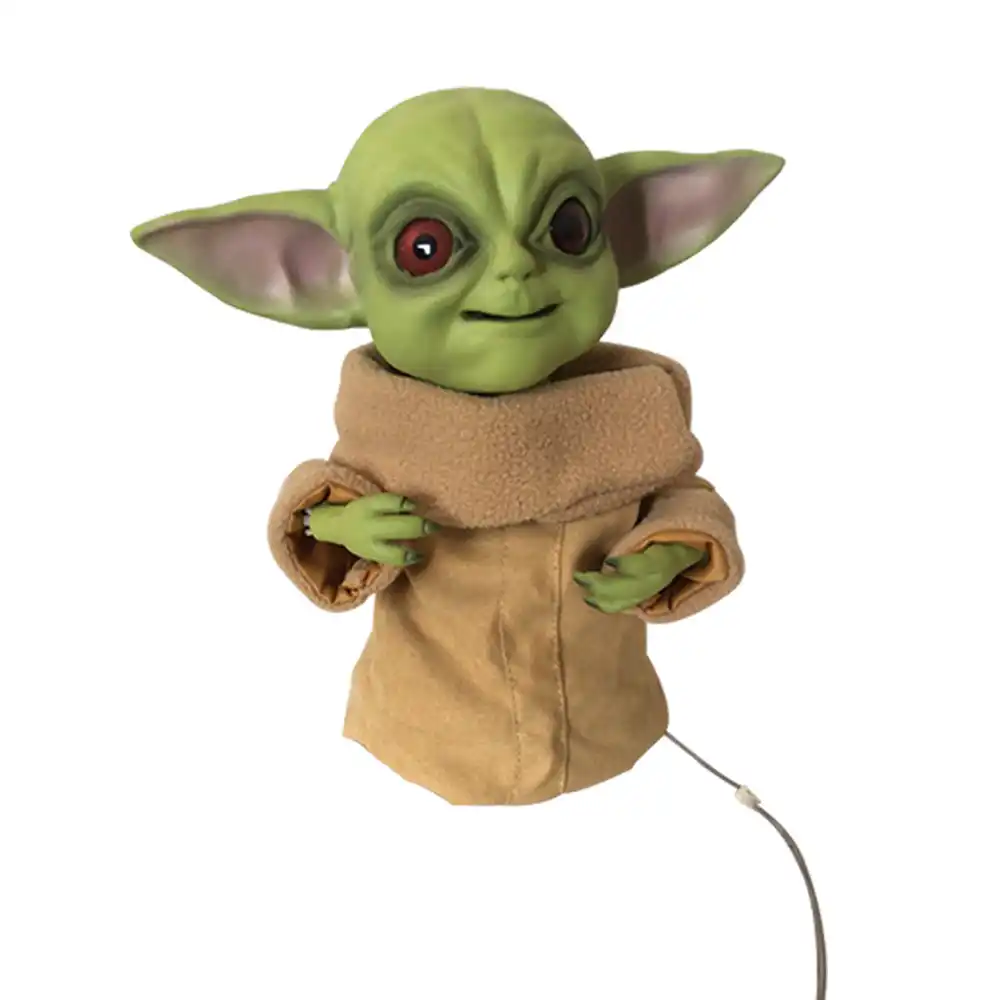 Figuras De Accion De Maestro Baby Yoda Para Ninos 28cm Electrico De Juguete Modelo Coleccionable Regalo De Cumpleanos De Navidad Mascota Aliexpress