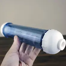 Фильтр прозрачные раковины прямая трубка DIY Съемные фильтры материал заполненный вставной обогревательный патрон для очистителя воды T33 4XFB