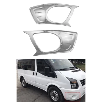 

for Ford Transit Tourneo 2014-2018 Fog Lamps Cover Trim ABS Chrome Front Fog Light Cover