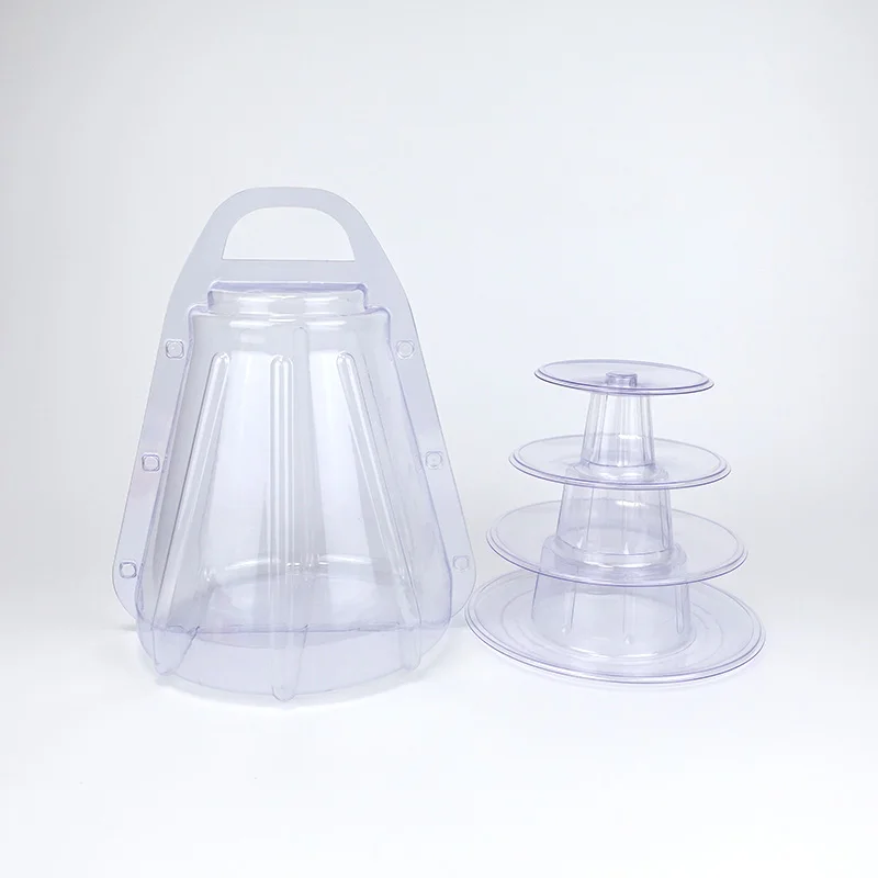 Macaron Tower 9sets 4 tiers Mini Macaron Display Tower Stand