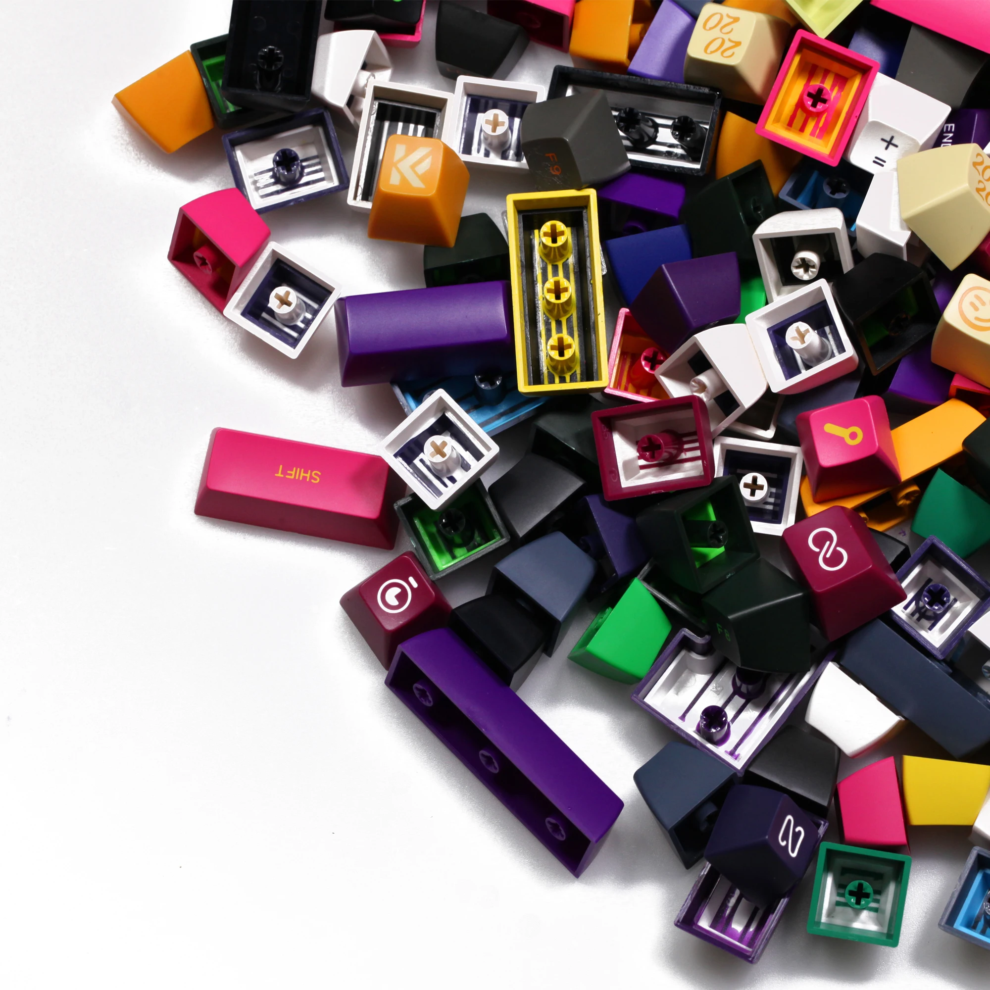 Doubleshot Keycap Tech Random Grab Bolsa Tudo Aleatório sobre 600g um Pacote Domikey r1 r2 r3 r4