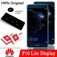 100% oryginalny 5.2 ''LCD z ramką do Huawei P10 Lite WAS-LX1 WAS-LX1A WAS-LX2 był wyświetlacz dotykowy Digitizer naprawa części