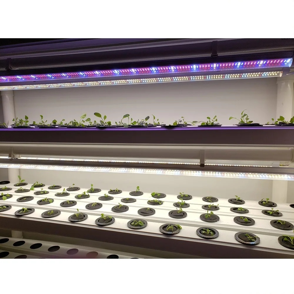 20pcs/lot 120cm T8 Tube LED Grow Lights Bar Full Spectrum Plant Phyto Lamp for Cultivation Hydroponics Vegs Seedlings Greenhouse