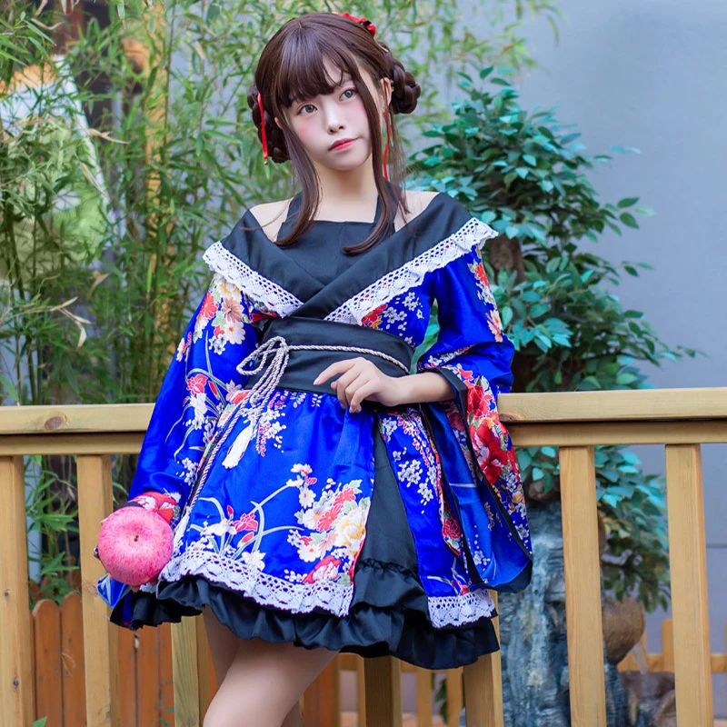 New Women's Sexy Kimono Yukata Anime Costume Japanese Kimono