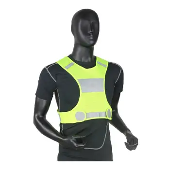 

Breathable Reflective Vest Compact and Portable Carry Convenient Adjustable High Visibility Vest for Cycling Sports