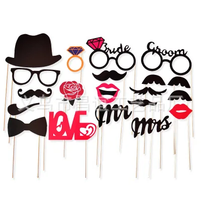 New Style Photographic Prop Holiday Party Accessories Funny Modeling Wedding Supplies Photo Booth Prop