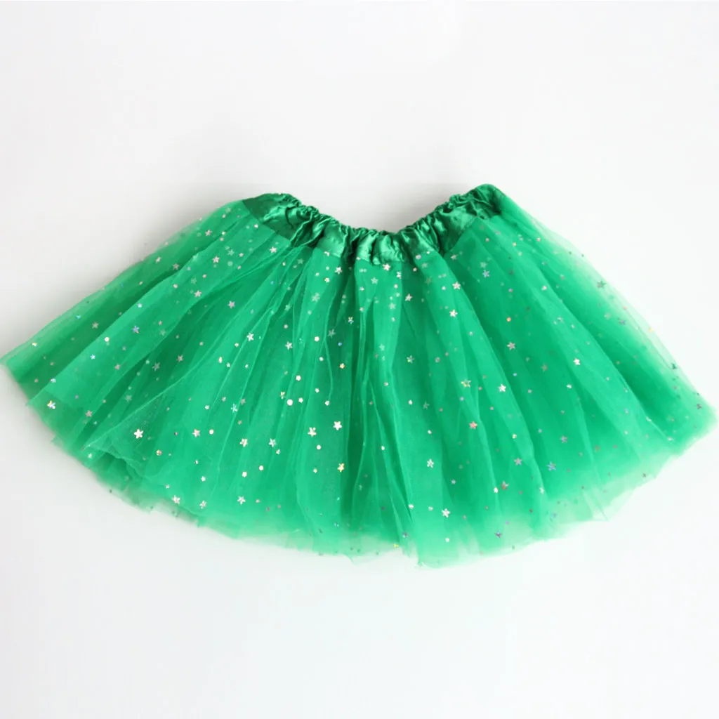 2020 Baby girls fluffy petti skirts tutu Girls Polka Dot Star Sequin Mesh Tutu Skirt Puff Tutu Ballet Girl Skirt