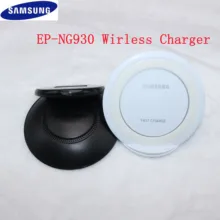 Оригинальное Беспроводное зарядное устройство samsung Qi Pad Быстрая зарядка для samsung Galaxy S10 S9 S8 Plus S7 edge Note10+/iPhone 8 Plus X, EP-NG930