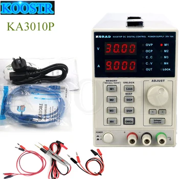 

KA3010P DC Power Supply Programmable Power Supply 0-30V 0-10A High Precision 10mV/1mA Maintenance Inspection Power Supply