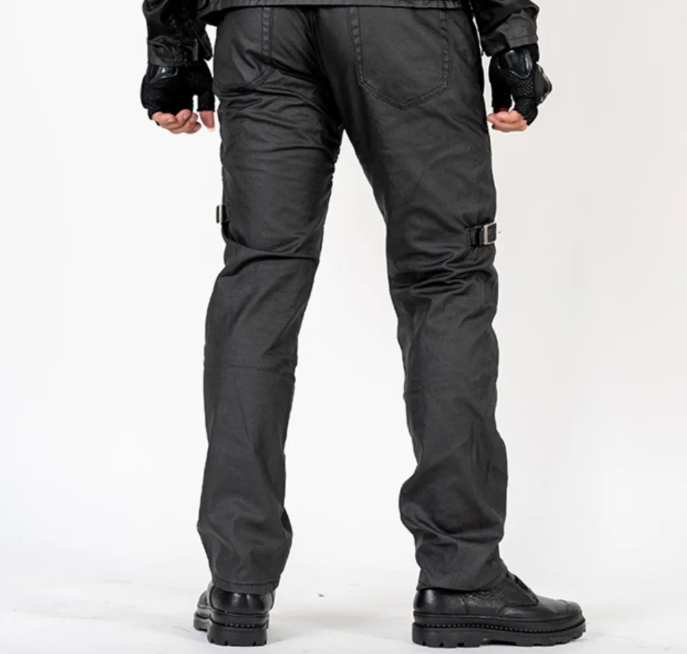 waxed coated bike jeans JOHNNY  3
