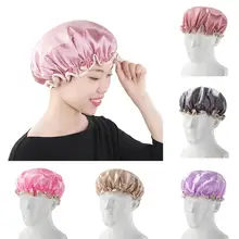 1 шт., водонепроницаемая шапочка для душа, двойной слой, утолщенная, анти-влажная, эластичная, для купания, шапочка для душа, макияж, Парикмахерская, Товары для ванной, 11,11