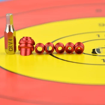 

Practice Hunting Accessories Archery Peep Sight Kit 37 45 Degree Outdoor 8 Time Lens Shooting Compound Bow Hooded Tools