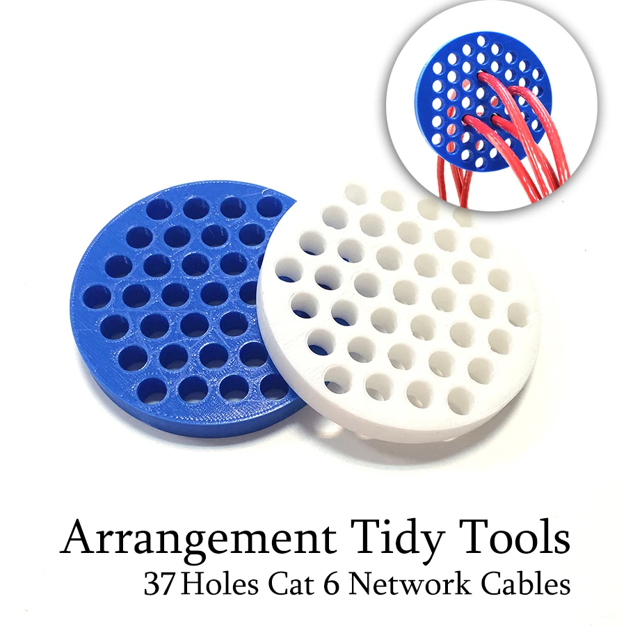 Cat5 Cat6 Category 5 6 Cables Organizer for Office / Computer / Home