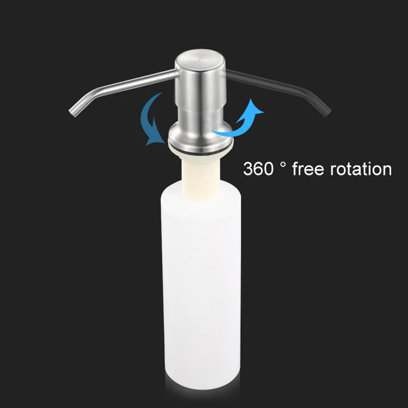 Kitchen Soap Dispensers Stainless Steel Kitchen Sink Counter top Soap Dispenser EL8406 5
