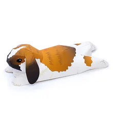 Голландский мини-Вислоухий кролик складной режущий милый 3D бумажная модель бумажное ремесло животное фигурка DIY дети взрослые ремесленные игрушки QD-003