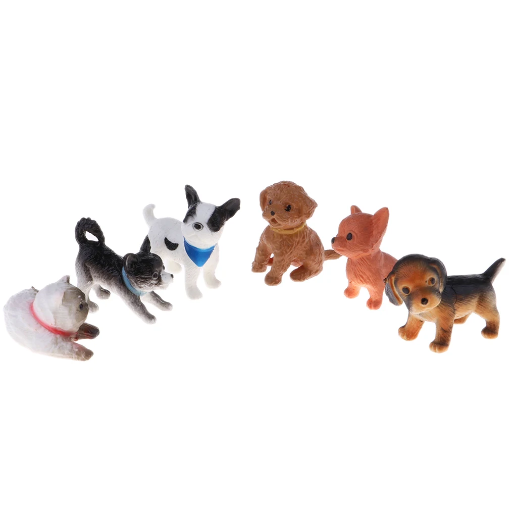 6 Pcs Resin Solid Transformation Animal Figures Toys for Kids Children Simulation Ornaments Model Toy Room Decoration Kids Gift