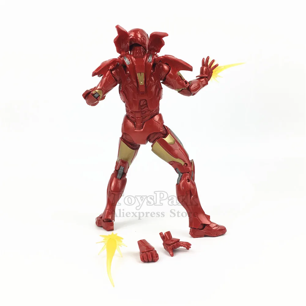 Marvel Legends 10th Anniversary Iron Man Mark VII 6 Action Figure Avengers Collectible by Ironmen Studios image 3