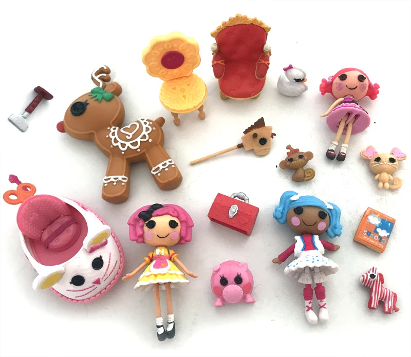 Новая мини кукла Lalaloopsy с аксессуарами для домашних животных 16 шт. набор Коллекционная фигурка игрушка модные детские игрушки куклы для девочек детские подарки