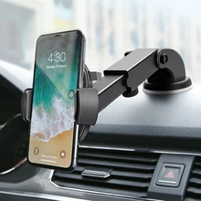 10 Вт Qi автомобиля Беспроводной Зарядное устройство для iPhone Xr X тяжести Sucker автомобильный держатель телефона для быстрой зарядки для samsung S10 S9 регулируемое крепление автомобильная беспроводная зарядка
