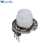 MH-SR602 мини-датчик движения Детектор Модуль SR602 пироэлектрический инфракрасный PIR комплект переключатель датчика кронштейн для Arduino Diy с объективом