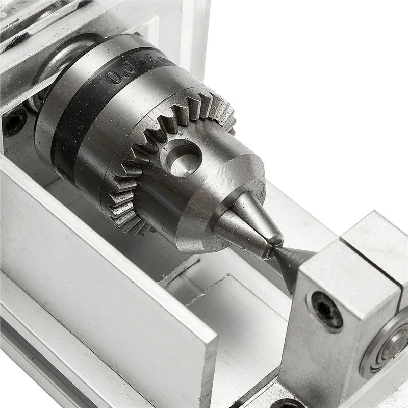 

DC 24V 80W Mini Lathe Beads Machine Woodworking DIY Lathe Standard Set Power Carving Polishing Cutting Rotary Tool Wood Lathe