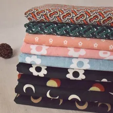 Полуметр, дизайн, Осень-зима, цветочный принт, круглый горошек, вельвет-корд, платье, брюки, рубашка, одежда для девочек