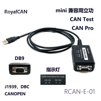 

USBCAN Analyzer USB to CAN Compatible Zhou Ligong Canopen J1939 Dbc Protocol Analysis