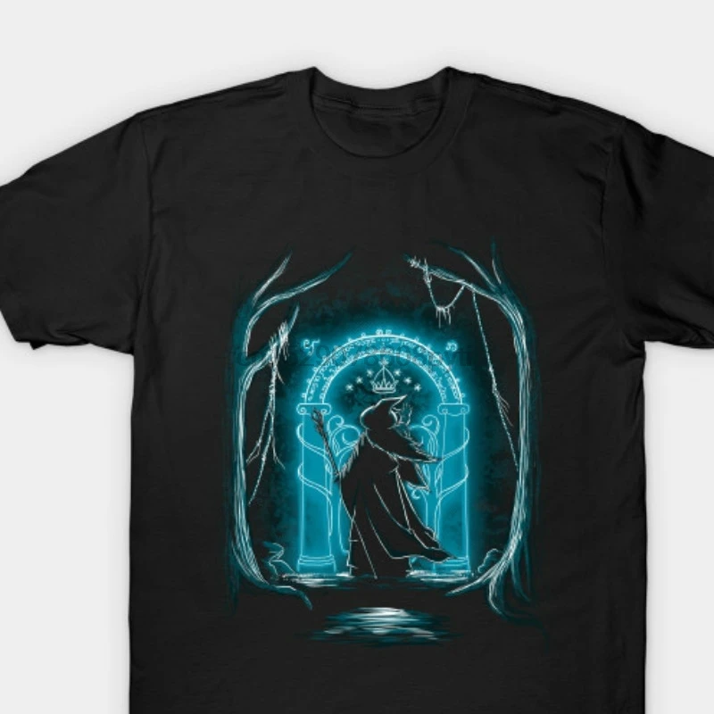 100% хлопковая Повседневная принтованная футболка с круглым вырезом Мужская