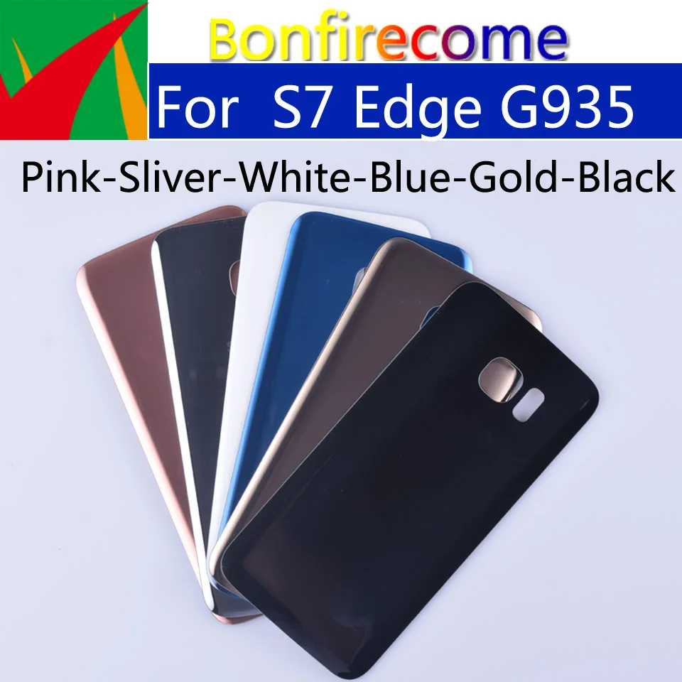 S7Edge задняя крышка батарейного отсека для samsung Galaxy S7 Edge G935 G935F SM-G935F G935FD G935A задняя крышка батарейного отсека Замена дверного чехла