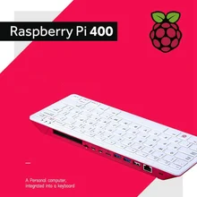 Raspberry pi 400, компьютер со встроенной клавиатурой и официальной мышью, адаптер питания для SD-карты, кабель HDMI опционально