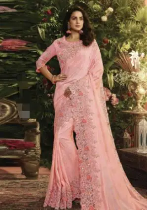 8 цветов Высококачественный традиционный индийский сари женский красивый этнический повседневный костюм с принтом - Цвет: F