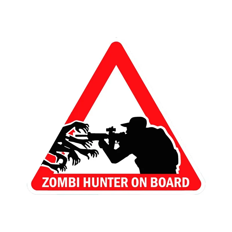Kcs001 Zombie Hunter On Board Adesivo Per Auto Adesivi Colorati In Pvc Adesivi Per Accessori Moto