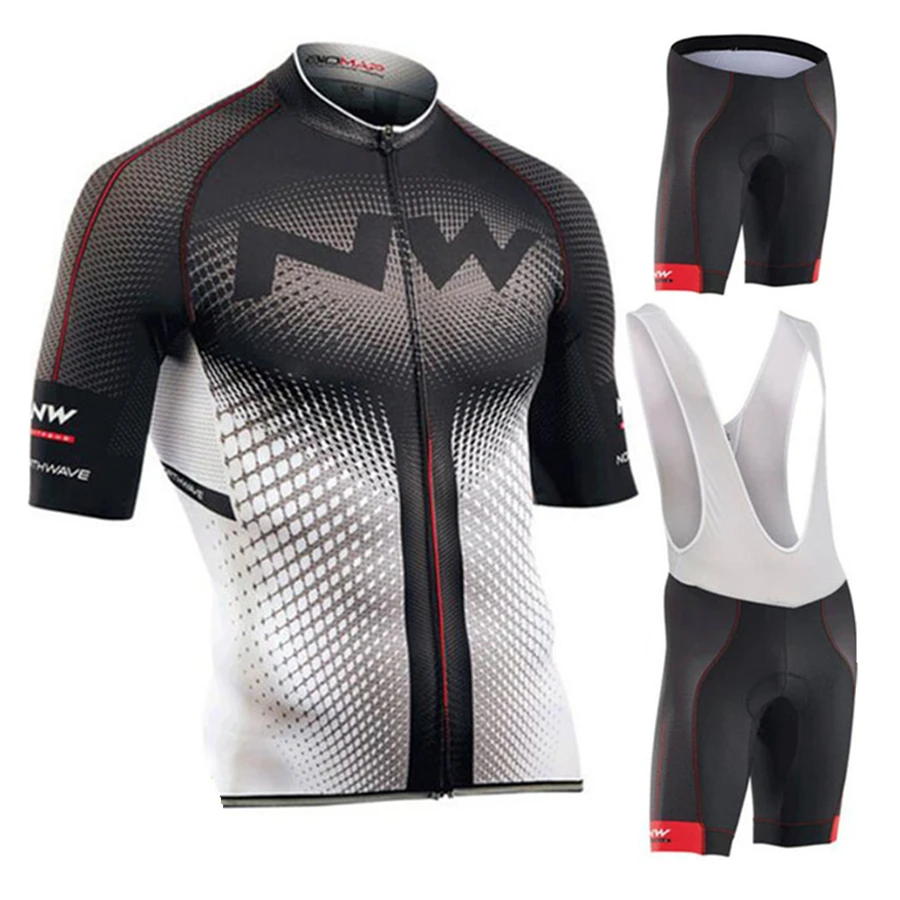 Northwave Nw Summer Cycling Jersey Set Breathable MTB Bicycle Cycling Clothing Mountain Bike Wear Clothes Maillot Ropa Ciclismo