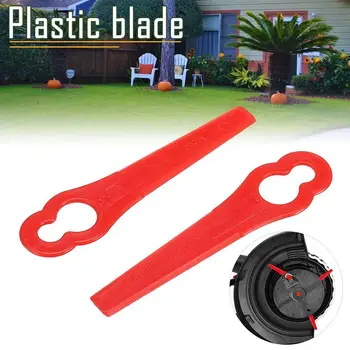 

100Pc Plastic String Trimmer Blades For Garden Lawn Mower Replacement Blade Grass Cuttering Blade Garden Tools