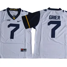 Мужская Западная Виргиния Альпинисты Will Grier 7 свитер для колледжа