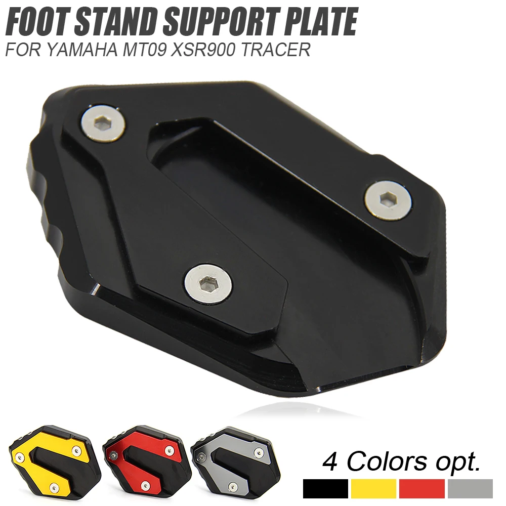

Motorcycle New Kickstand Side Kick Stand Foot Extension Pad CNC For Yamaha MT-09 FZ-09 2014-2020 2019 2018 2017 2016 2015