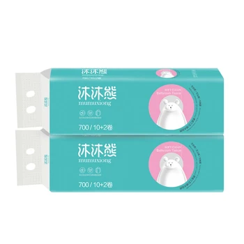 

12 Rolls Thickened Toilet Paper Roll 4 Layers Paper Toilet Paper Household Outdoor Paper Towels