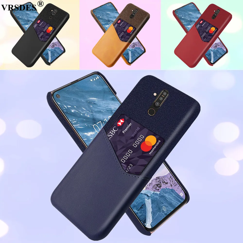 Чехол для Nokia X71 X7 X6 X5 с отделениями карт деловой чехол из искусственной кожи 9 Pureview