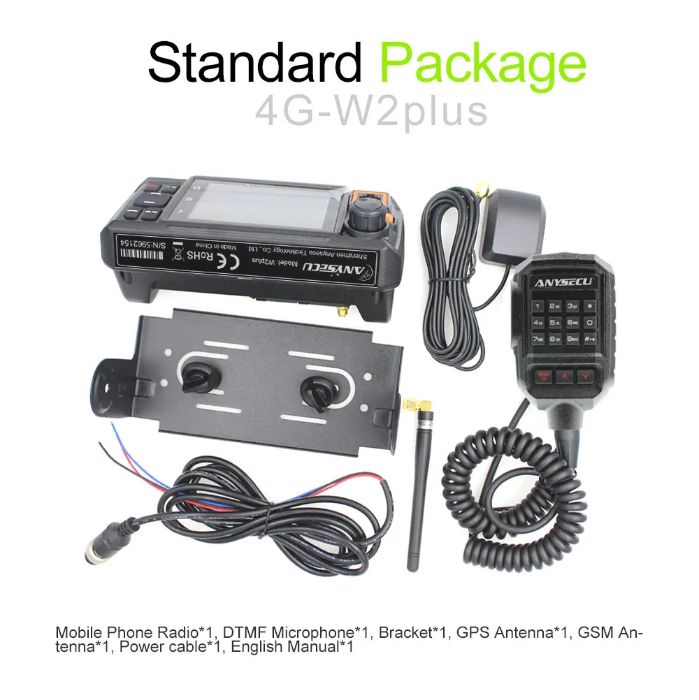 4G-W2Plus 4G Network Radio Android 7.0 LTE WCDMA GSM walkie talkie with WIFI N60 work with Real-ptt / Zello