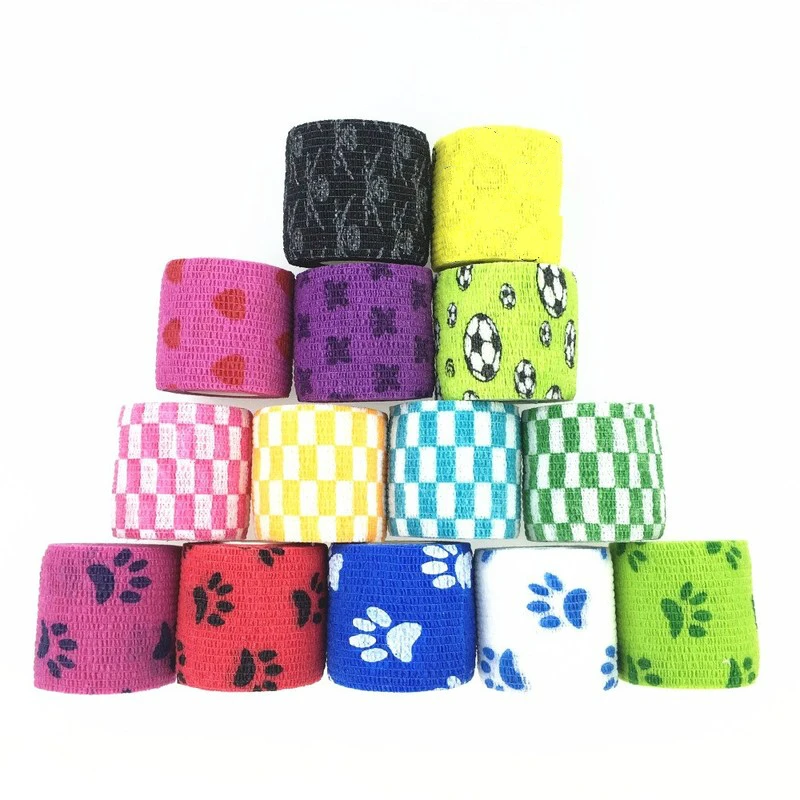 Cinta autoadhesiva impermeable para primeros auxilios, Kit de vendaje elástico de 5cm x 4,5 m, cinta muscular para articulaciones de los dedos, vendaje para terapia de cuidado