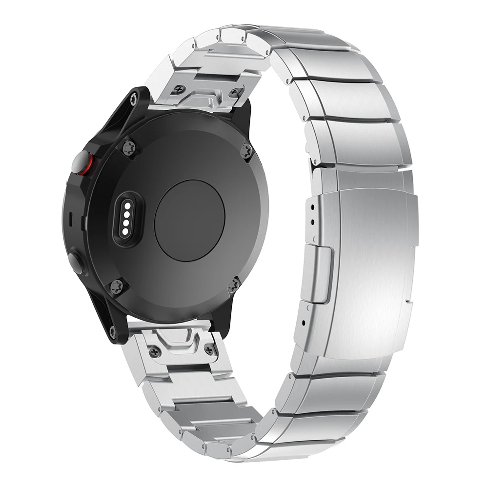 UEBN 22 мм Быстрый ремешок из нержавеющей стали для Garmin Fenix 6 5 Plus ремешок для Forerunner 935 945 Approach S60 S50 ремешок для часов