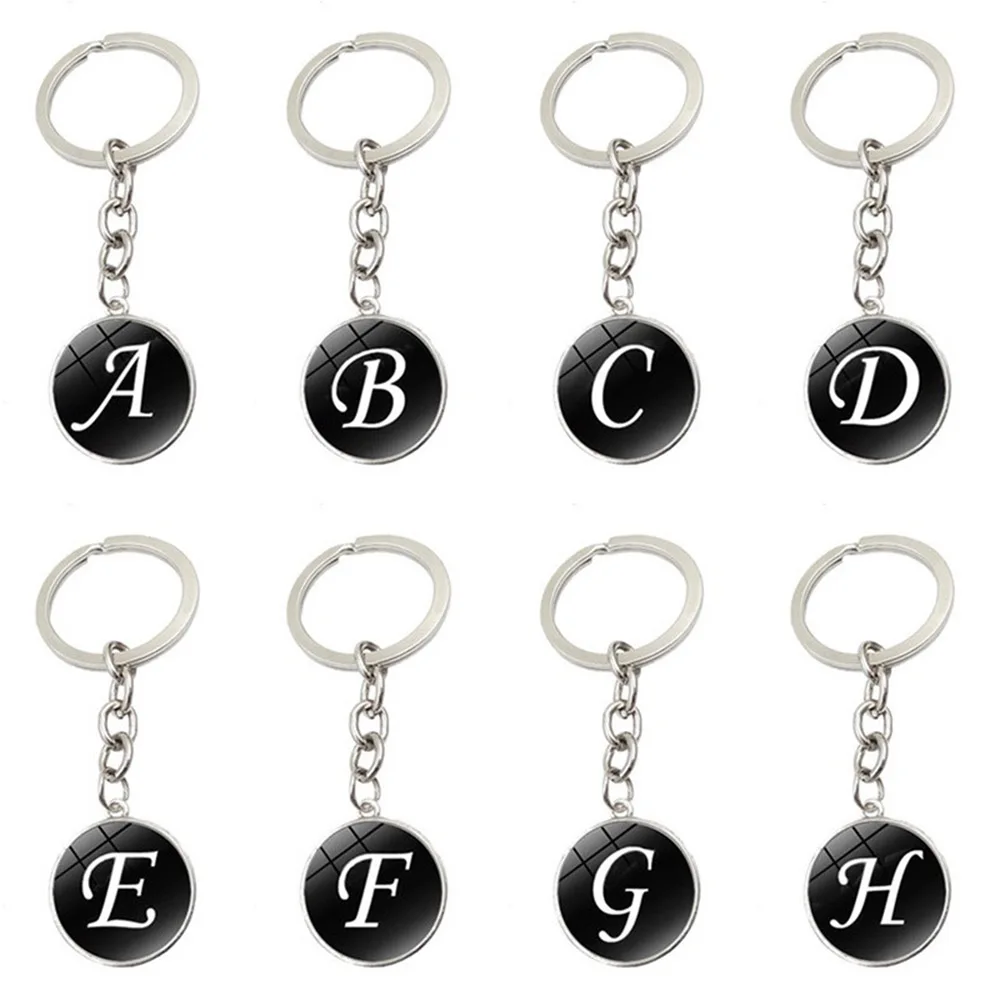 keychains with alphabet letters