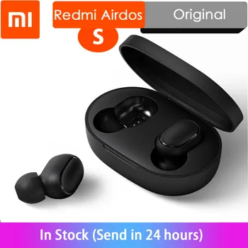 

Xiaomi Redmi AirDots S Wireless Bluetooth 5.0 Charging Earphone Mi Ture Wireless Earbuds In-Ear stereo bass Earphones AI Control