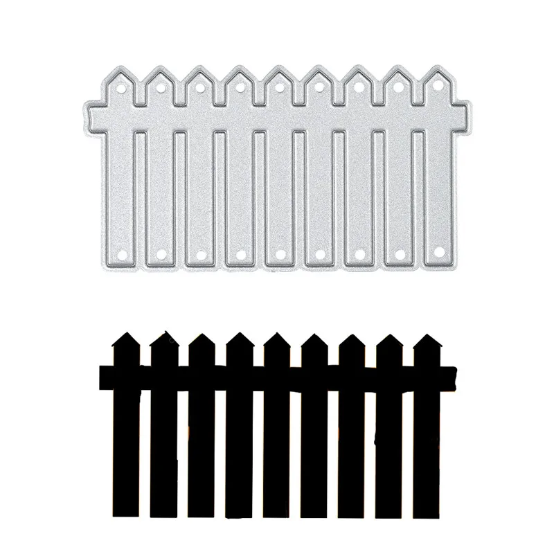 

GJCrafts Fence Frame Dies House Metal Cutting Dies Scrapbooking Album Embossing Stencil Die Cut Craft Dies Card Decoration