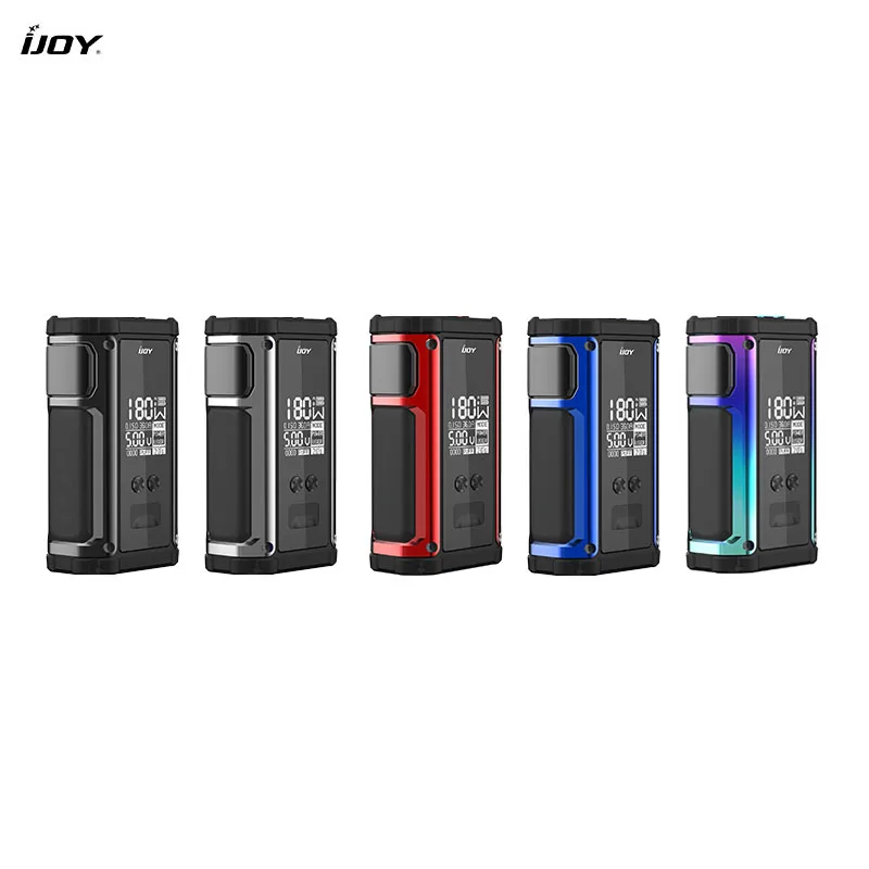 Original iJoy Captain 2 Electronic Cigarettes Mod Dual 18650 Box Mod Vaporizer Fit 5ml Captain V Sub-Ohm Tank Vape VS Drag 2