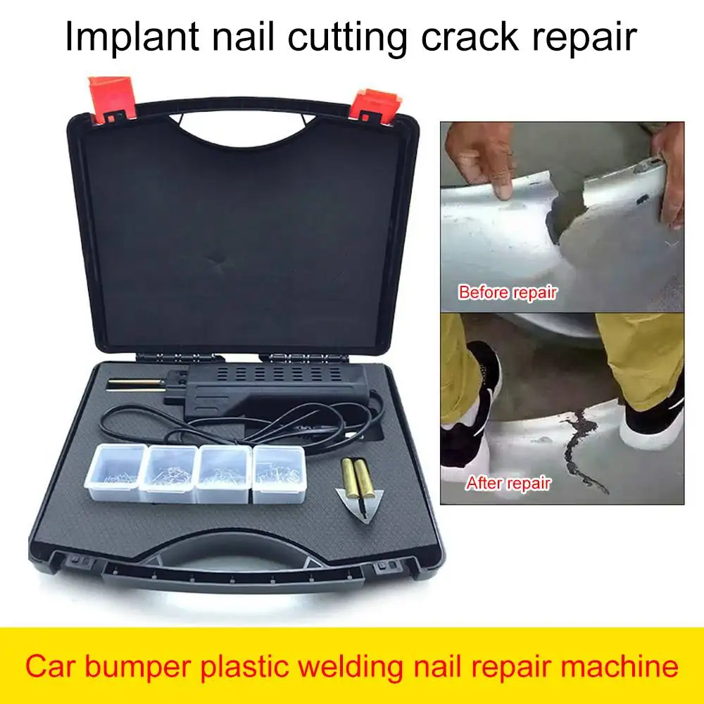 US $24.43 220v 100w Hot Stapler Repair Tool For Hot Stapler Car Bumper Fender Fairing Welder Plastic Repair Kit Portable Plastic Tools Set