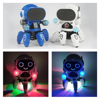 Smart Dancing Robot Electronic Walking Toys With Musical & LED Lighting Octopus Robot for kids Intelligent Kids gift 1